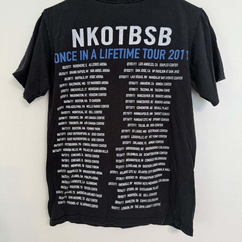 2011 New Kids On The Block x Backstreet Boys Tour Concert T-Shirt NKOTB - Picture 2 of 4
